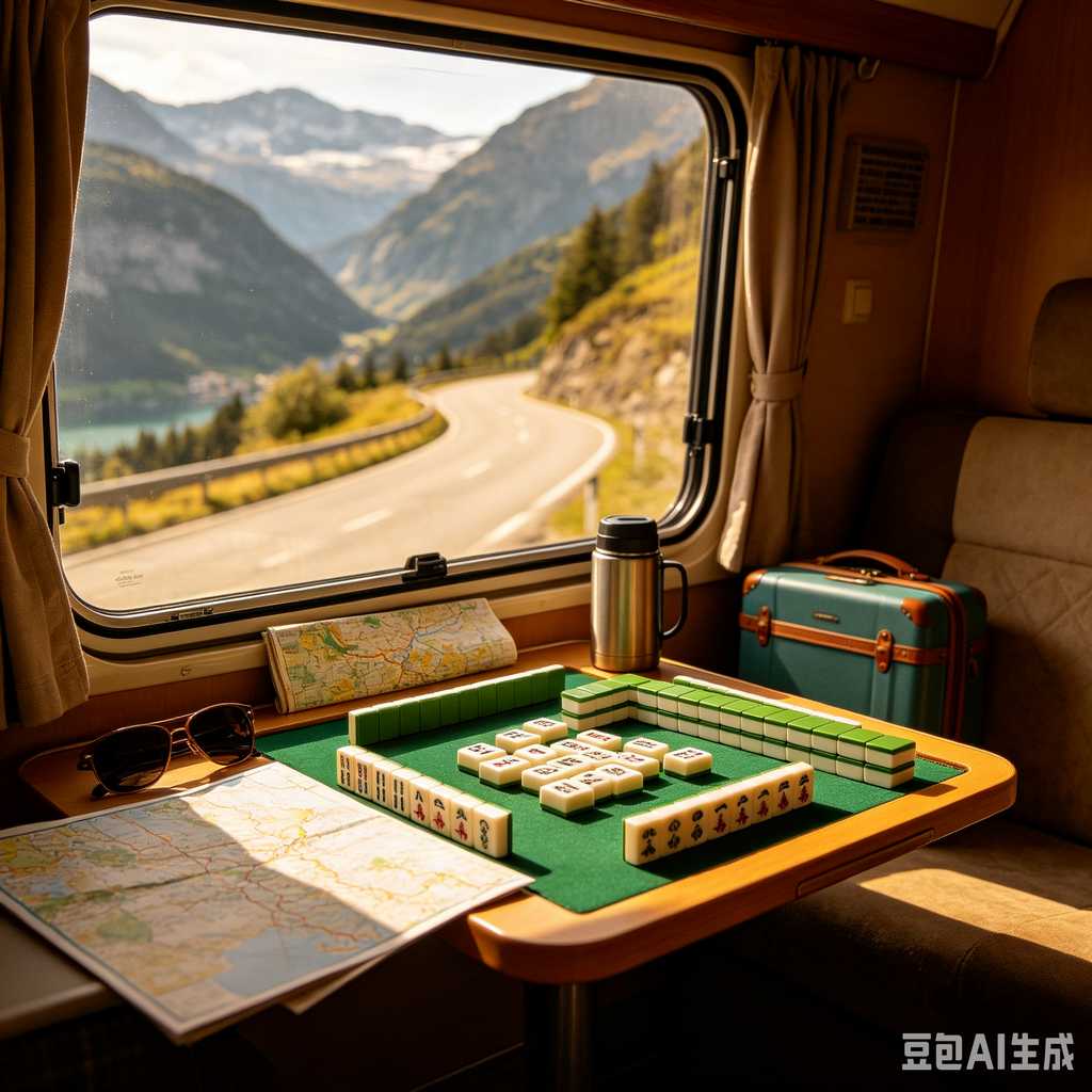 super portable mahjong game set