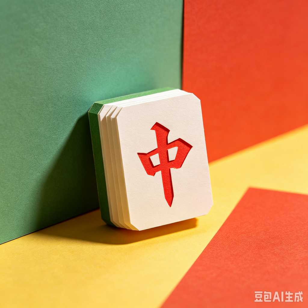 indoor leisure game mahjong set